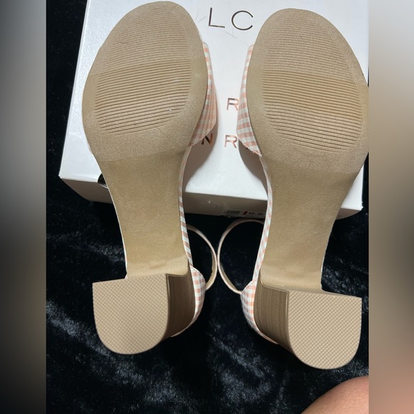 🖤💕NEW IN BOX- LC Lauren Conrad Amberr Women's Block Heel Sandals SZ 9 1/2💕🖤 - Picture 3 of 9